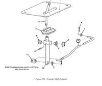 Transmission Shift Control Rigid Connecting Link HMMWV